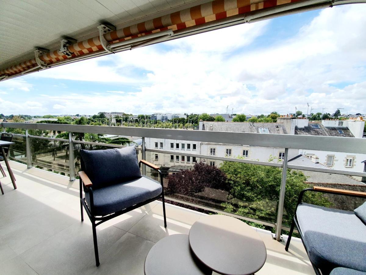 Grand Appartement De Standing Avec Terrasse Vue Port Au Centre De Vannes Buitenkant foto