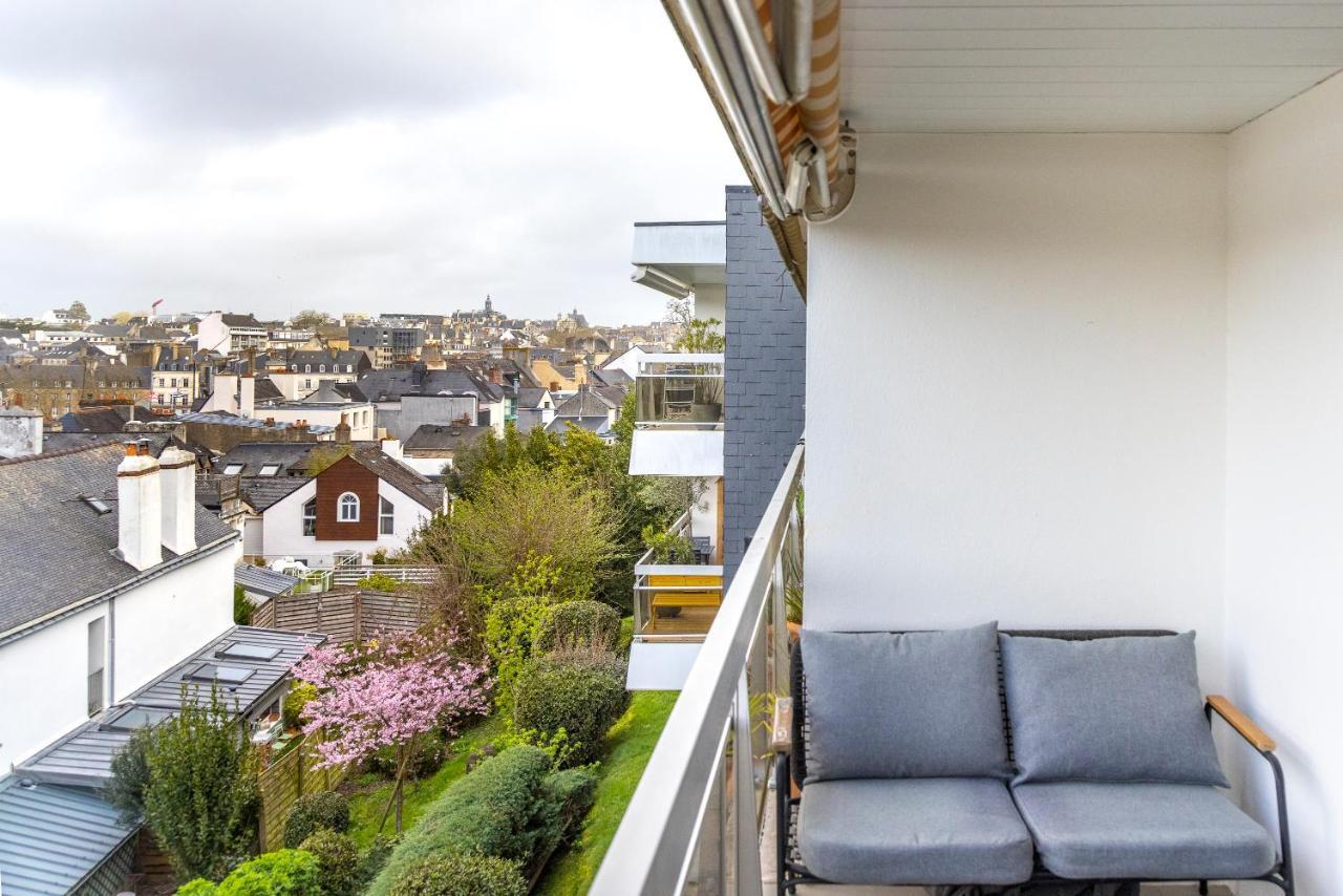 Grand Appartement De Standing Avec Terrasse Vue Port Au Centre De Vannes Buitenkant foto
