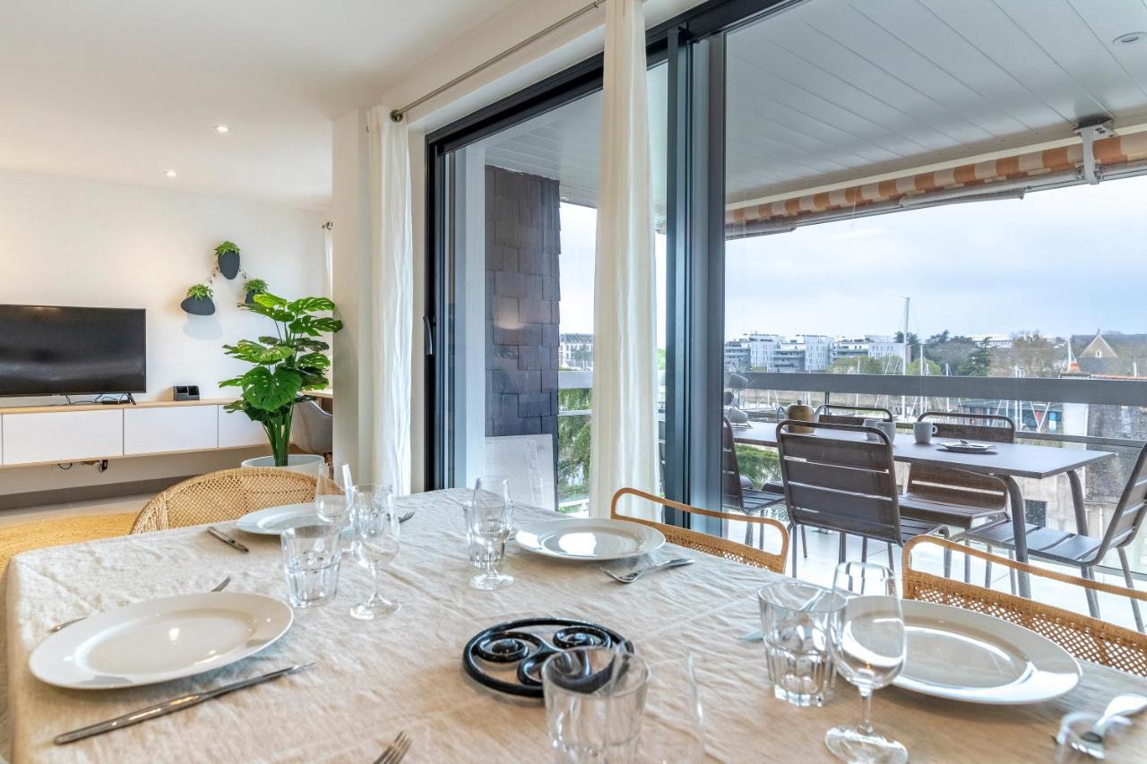 Grand Appartement De Standing Avec Terrasse Vue Port Au Centre De Vannes Buitenkant foto
